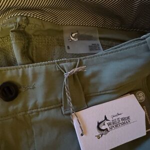 World Wide Sportsman Olive Cargo Shorts